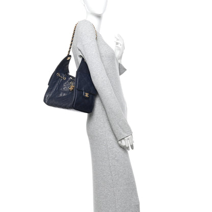 Chanel Caviar Quilted Small Chanel 25 Handbag Dark Navy 2 of 11