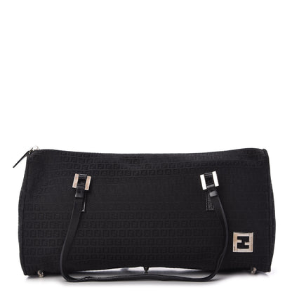 Fendi Zucchino Shoulder Bag Black 1 of 10