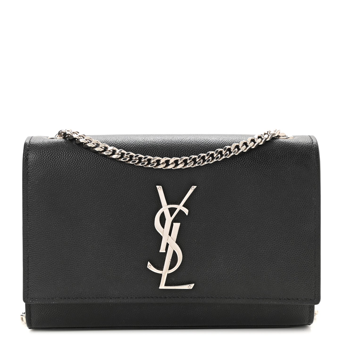 Grain De Poudre Small Monogram Kate Satchel Black