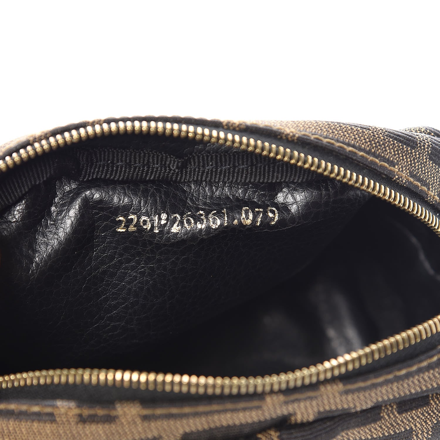 Fendi Zucca Cosmetic Case Tobacco 6 of 7