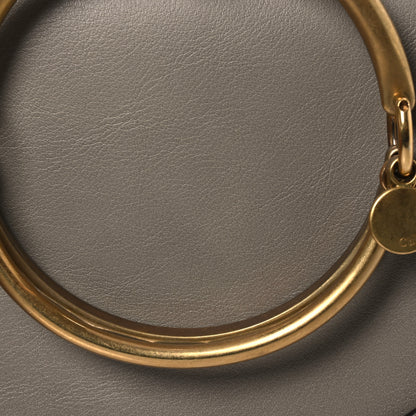 Chloe Calfskin Suede Small Nile Bracelet Bag Motty Grey 8 of 12