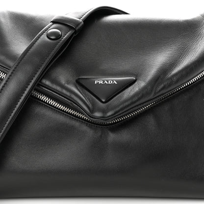 Prada Nappa Padded Signaux Bag Black 8 of 11