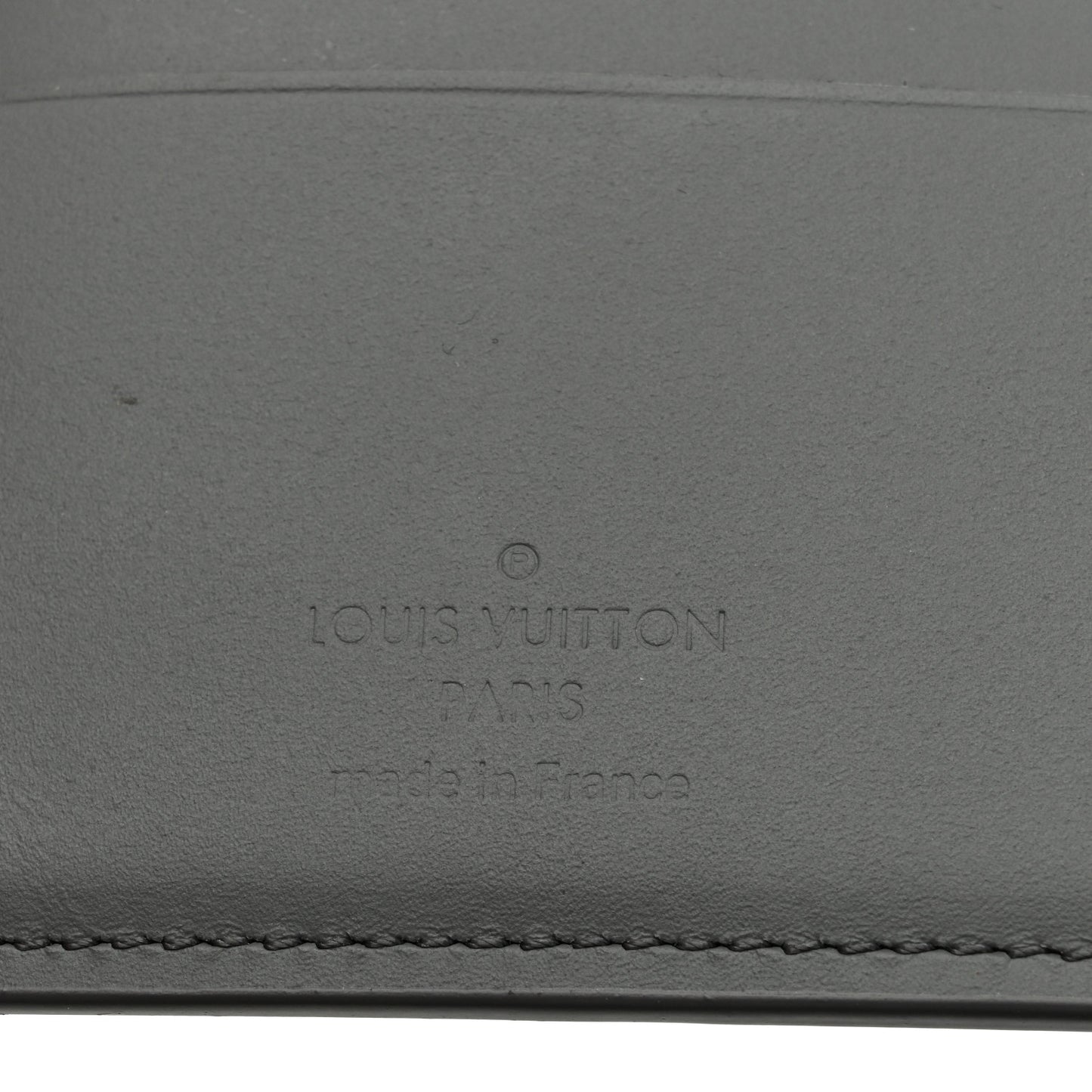 Calfskin Monogram Shadow Multiple Wallet Anthracite Gray