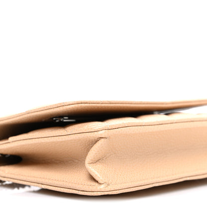 Chanel Caviar Quilted Wallet on Chain WOC Beige 10 of 11