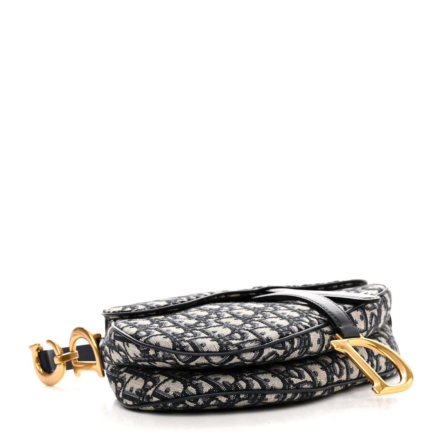 Oblique Saddle Bag Blue