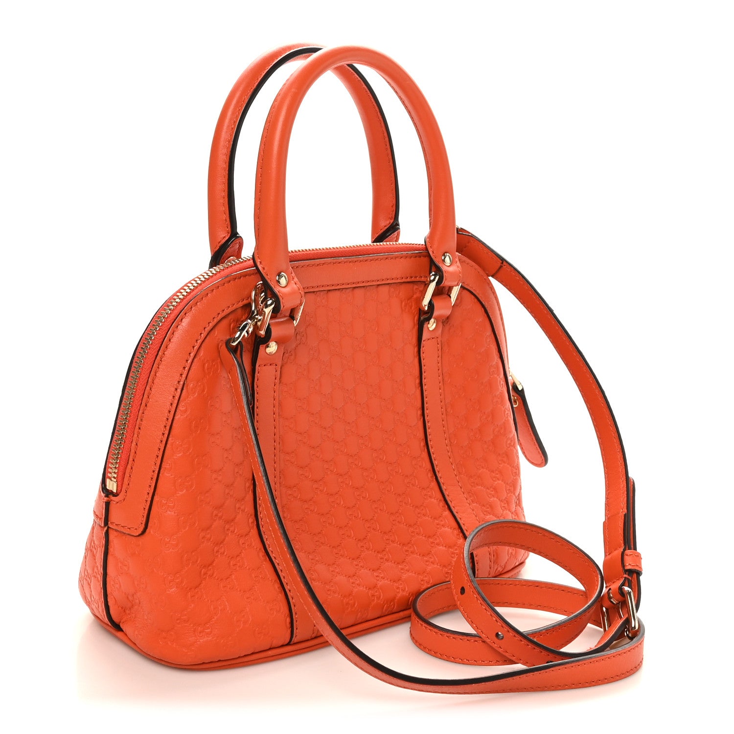 Gucci Microguccissima Mini Dome Bag Sun Orange 3 of 10