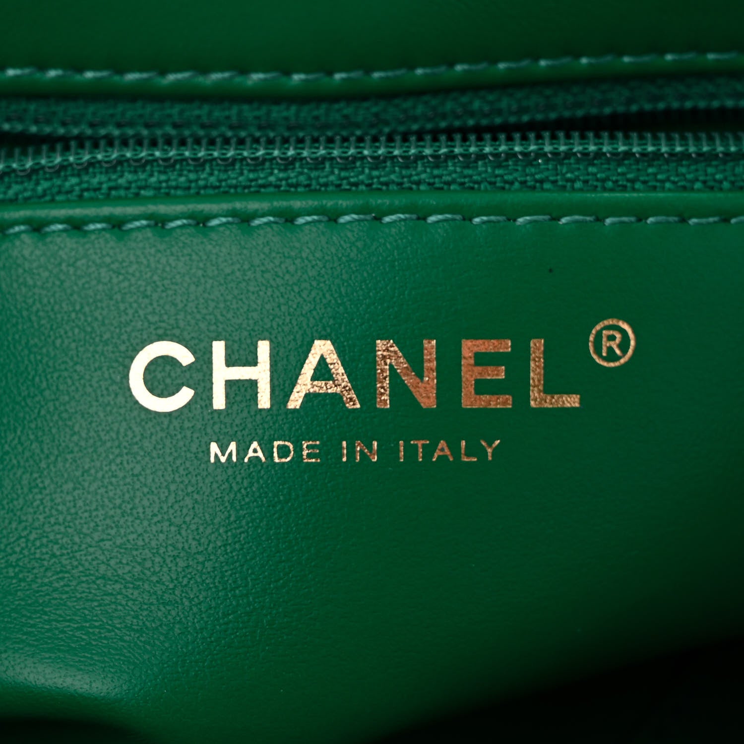 Chanel Shiny Aged Calfskin Quilted Nano Kelly Shopper Green 6 of 10