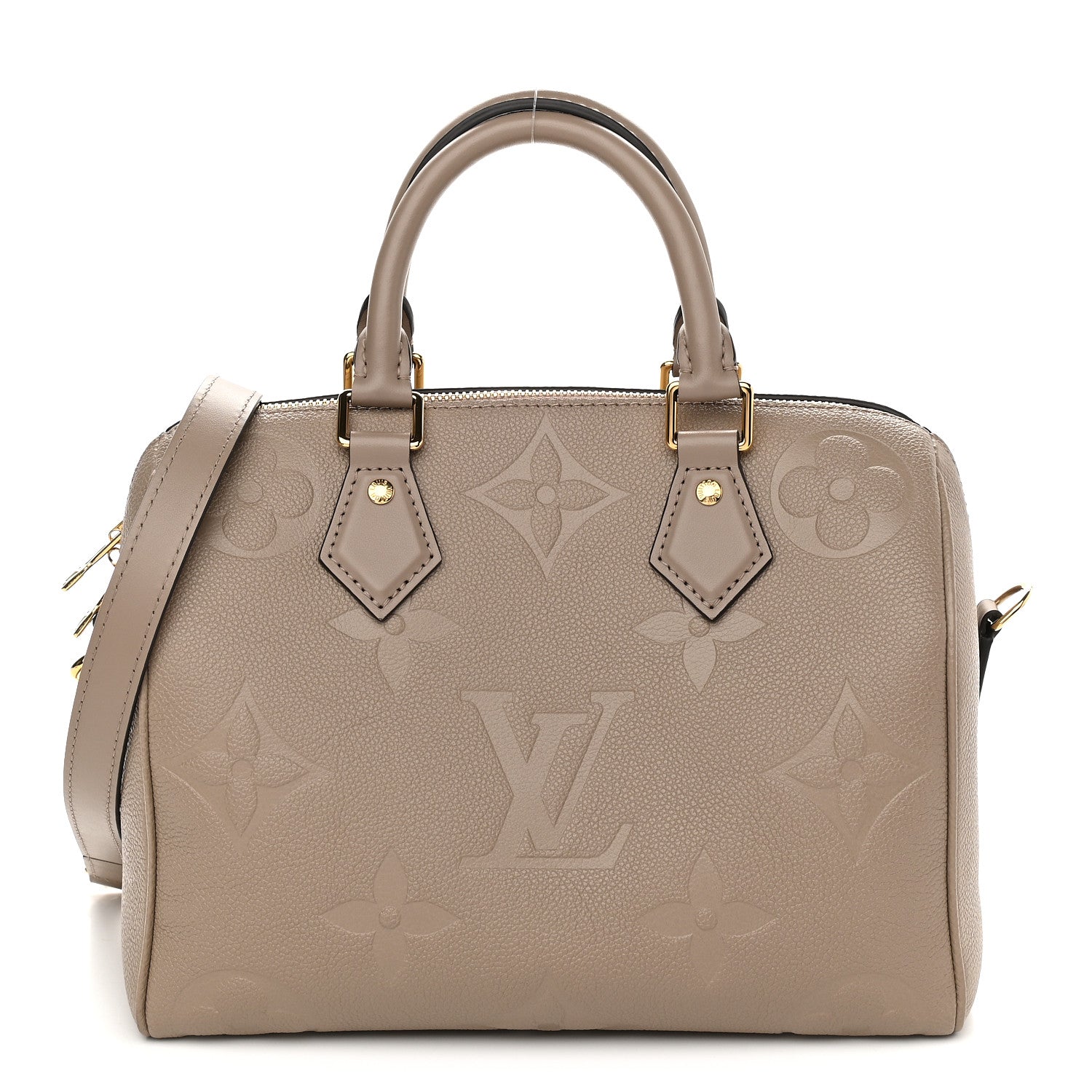 Louis Vuitton Empreinte Monogram Giant Speedy Bandouliere 25 Tourterelle 1 of 9