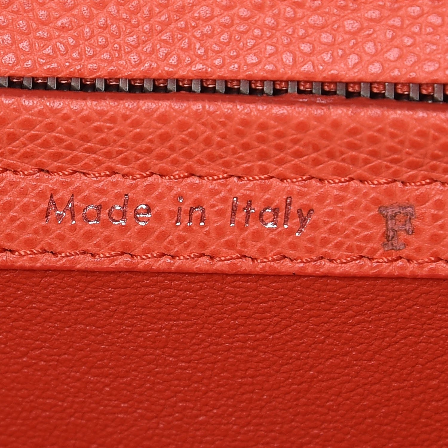 Celine Grained Calfskin Medium Phantom Luggage Coral 6 of 8