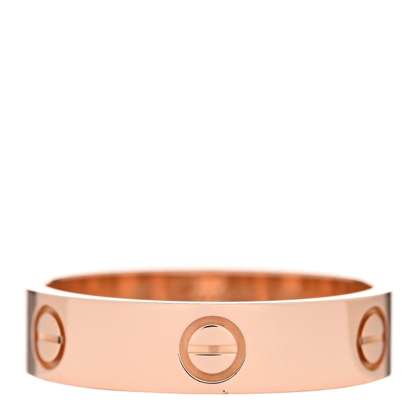 18K Pink Gold 5.5mm LOVE Ring 64 10.75