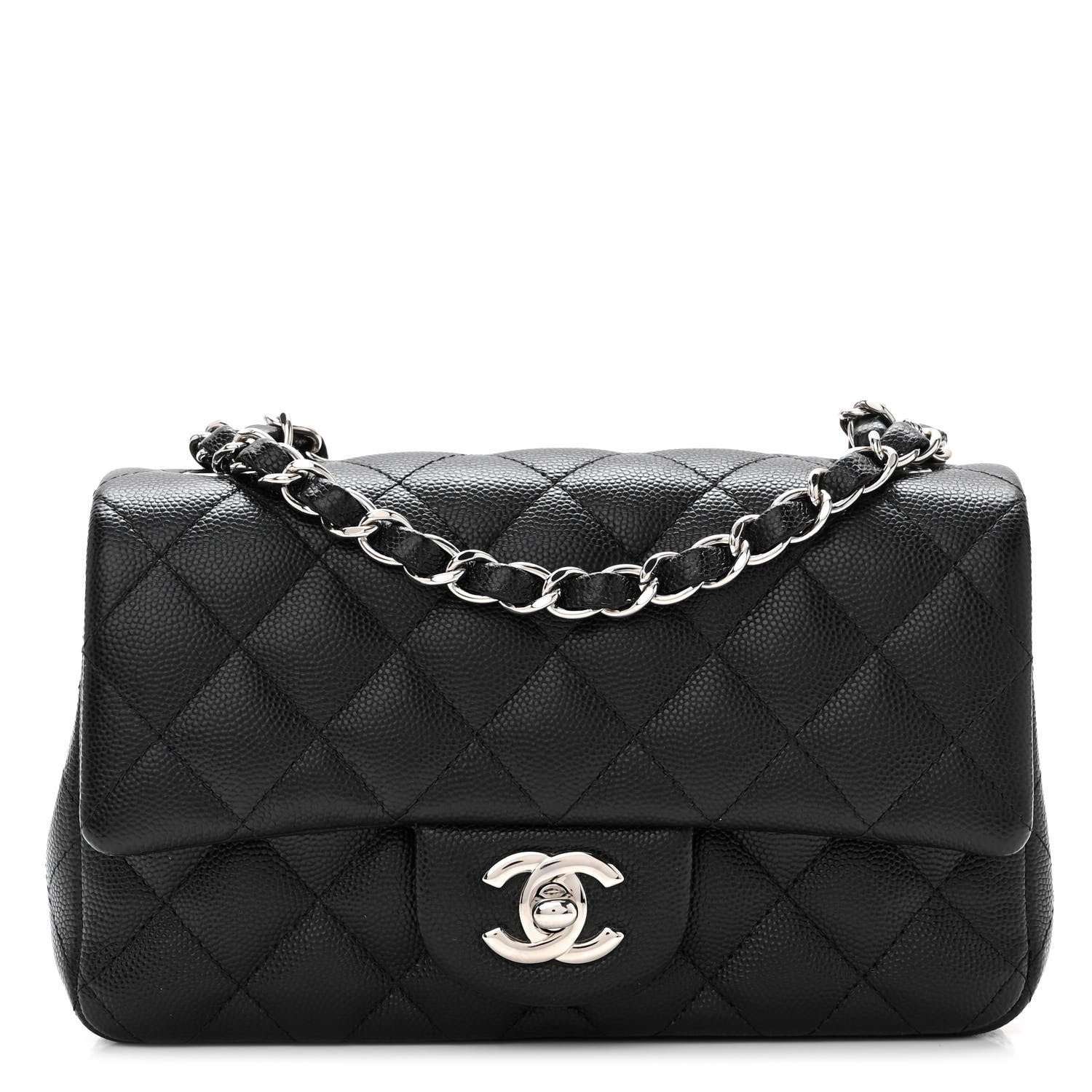 Chanel Caviar Quilted Mini Rectangular Flap Black 1 of 10