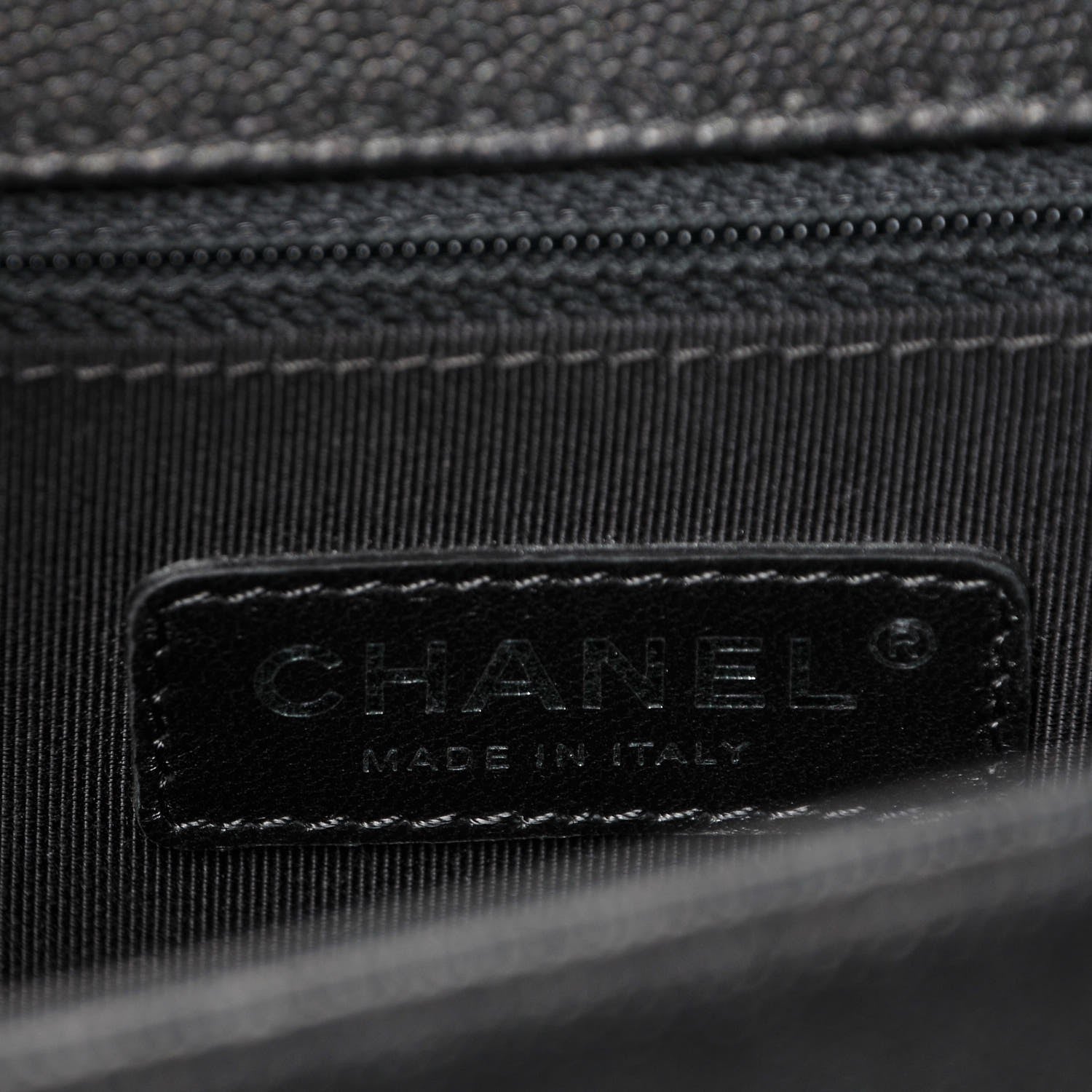 Chanel Caviar Quilted New Medium Boy Flap So Black 6 of 9