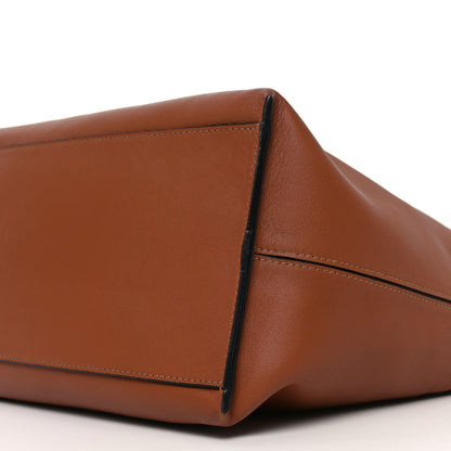 Loewe Supple Smooth Calfskin Jacquard Cubi Crossbody Bag Tan 9 of 11