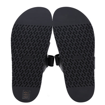 Hermes Calfskin Womens Chypre Sandals 38 Black 4 of 8