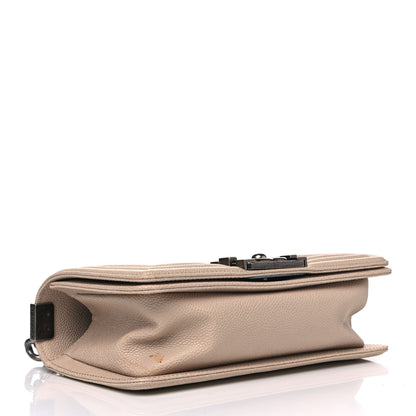 Chanel Caviar Quilted Small Boy Flap Light Beige 3 of 6