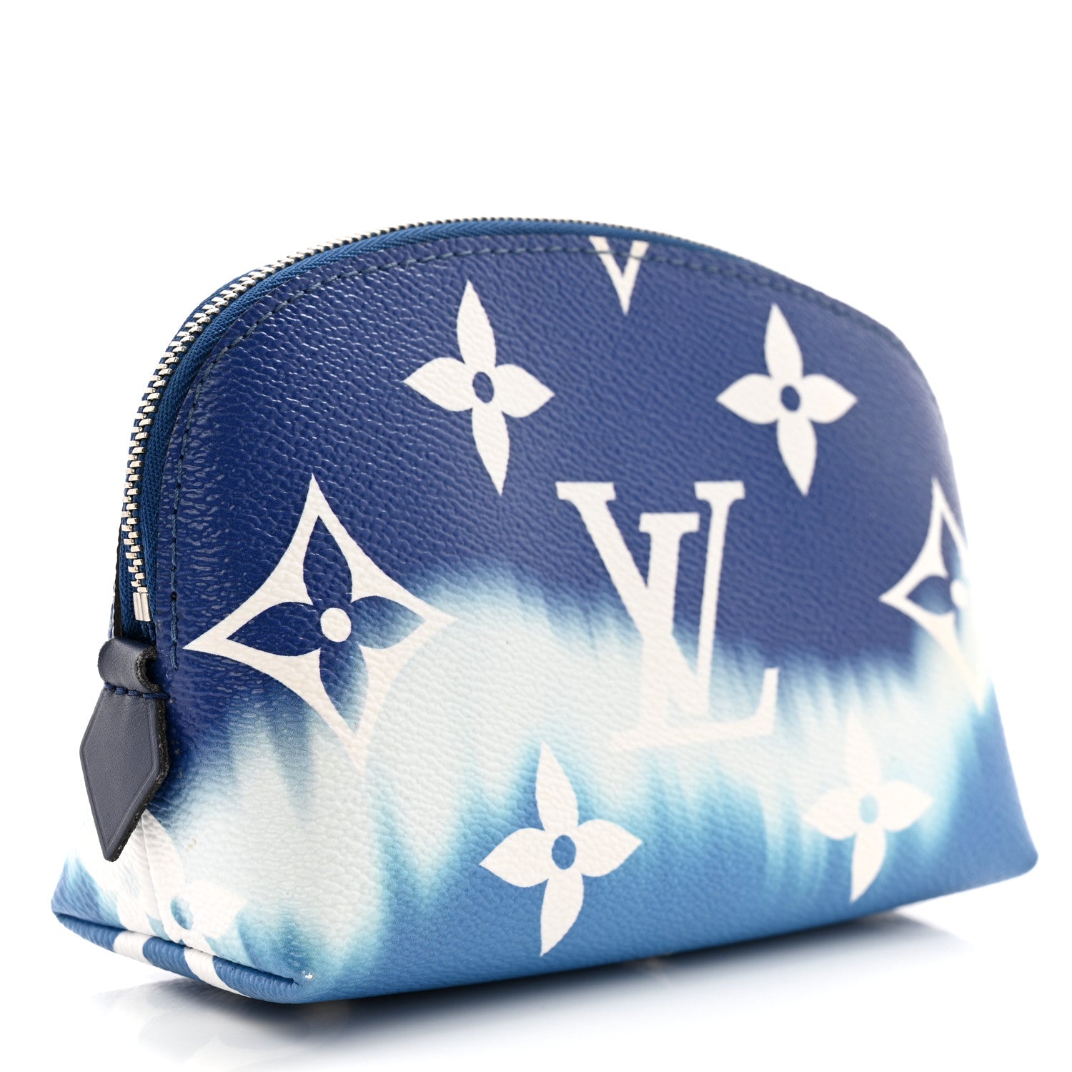 Louis Vuitton LOUIS VUITTON Monogram Giant Escale Cosmetic Pouch Blue 3 of 7