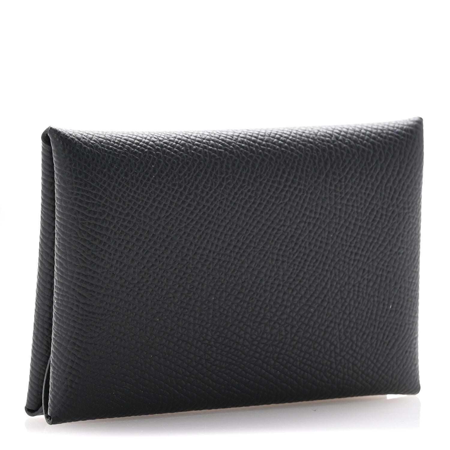 Hermes Epsom Calvi Duo Card Case Black 3 of 8