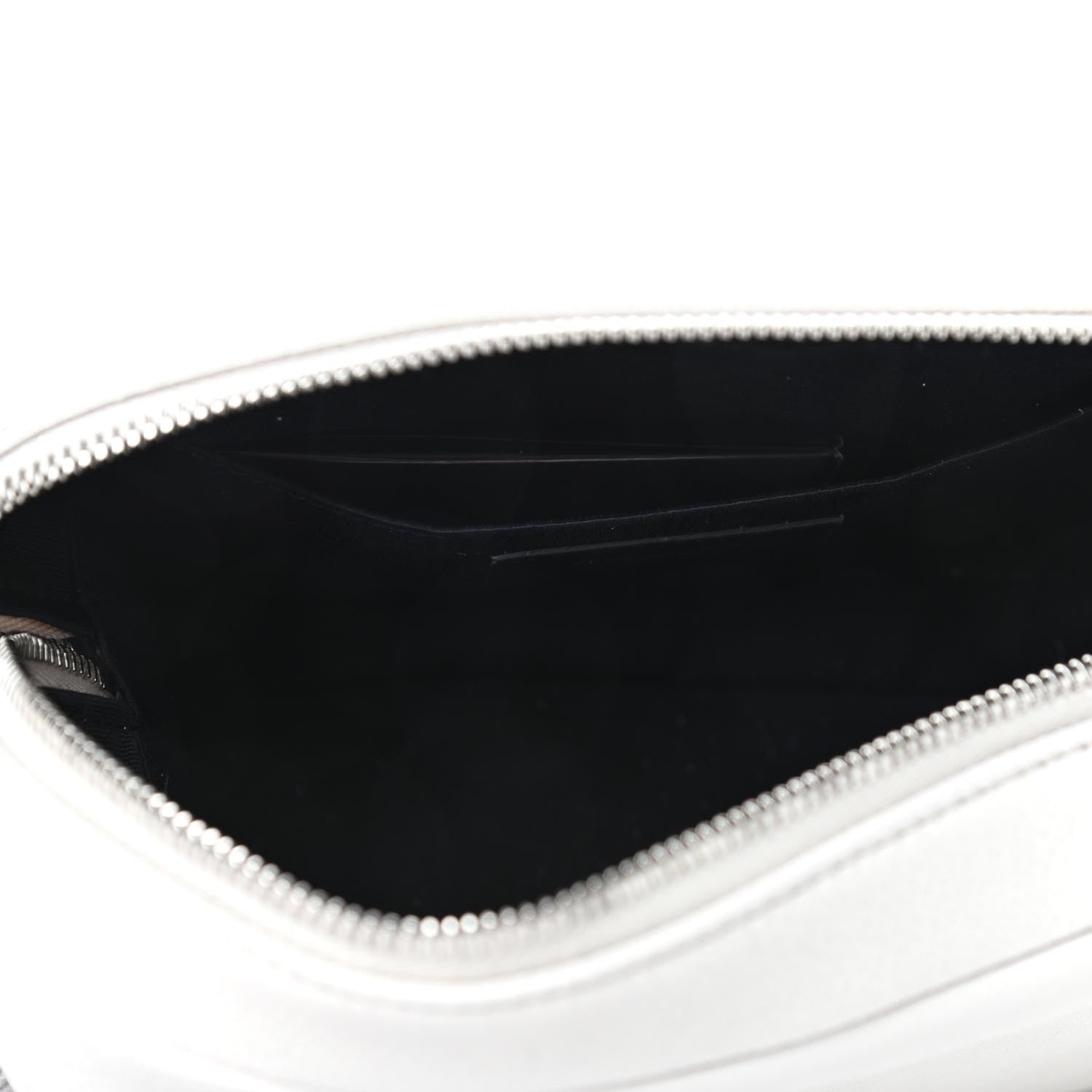 Saint Laurent Lambskin Monogram Small Lou Camera Bag White 4 of 4