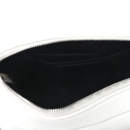 Saint Laurent Lambskin Monogram Small Lou Camera Bag White 4 of 4