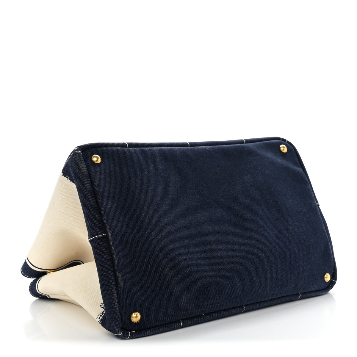 Canapa Logo Shopping Tote Grezzo Baltico