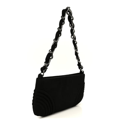 Chanel Jersey Quilted Mini Shoulder Bag Black 3 of 10