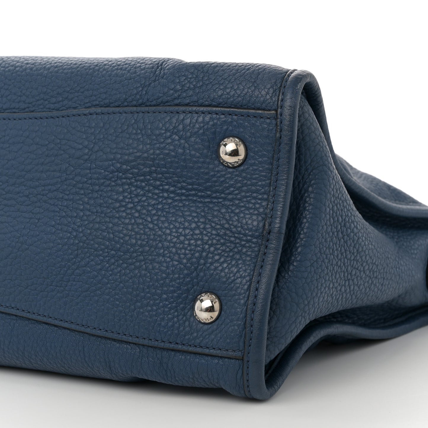 Vitello Daino Shopping Satchel Inchiostro
