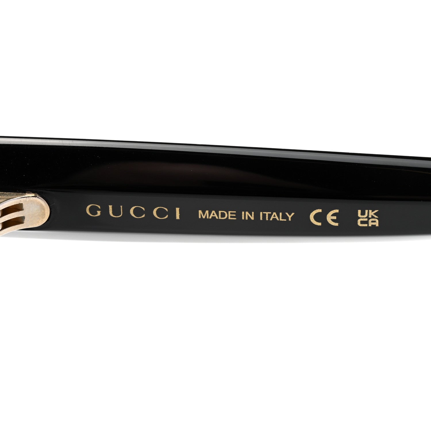 Gucci Acetate Crystal Star Round Frame Sunglasses GG0208S Black 6 of 8