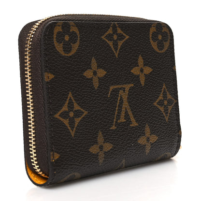 Louis Vuitton Monogram 2022 Christmas Animation New York Soho Zippy Coin Purse Yellow 3 of 10