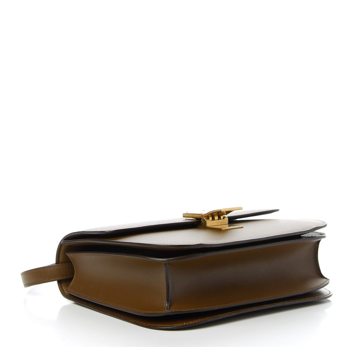 Smooth Calfskin Medium Classic Box Flap Bag Camel