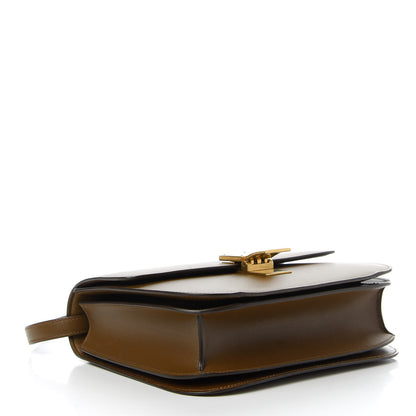 Celine Smooth Calfskin Medium Classic Box Flap Bag Camel 4 of 10