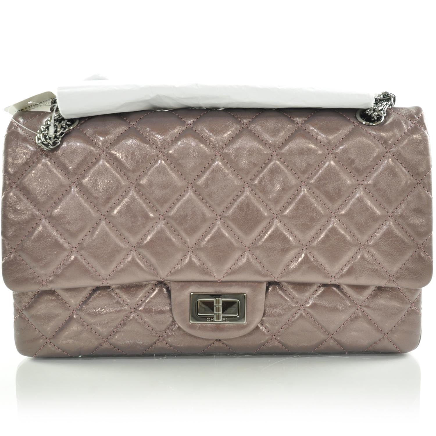 Chanel Leather 2.55 Reissue 227 Flap Rose Fonce 1 of 11