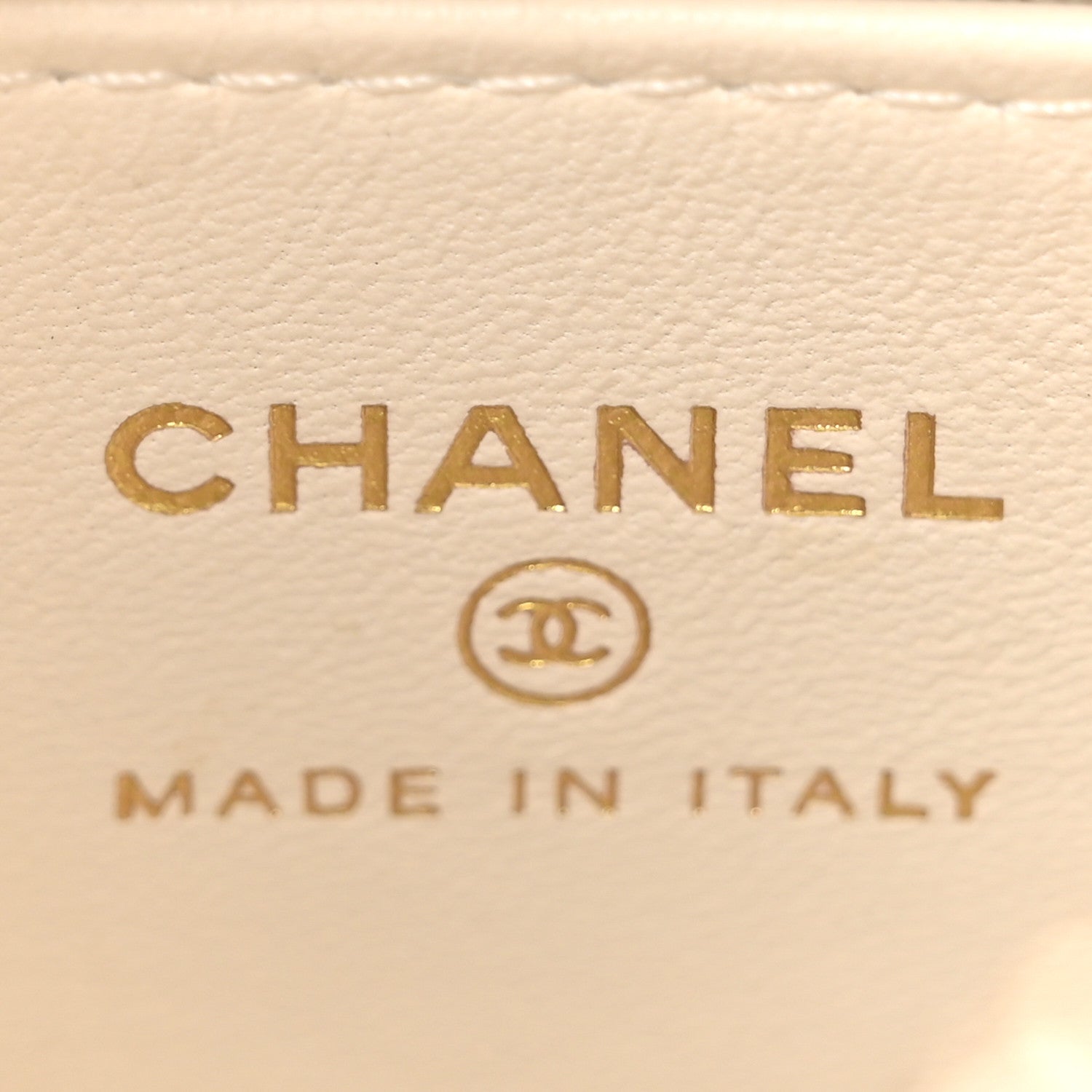 Chanel Lambskin Quilted Chain Around Pouch Hobo White 6 of 8