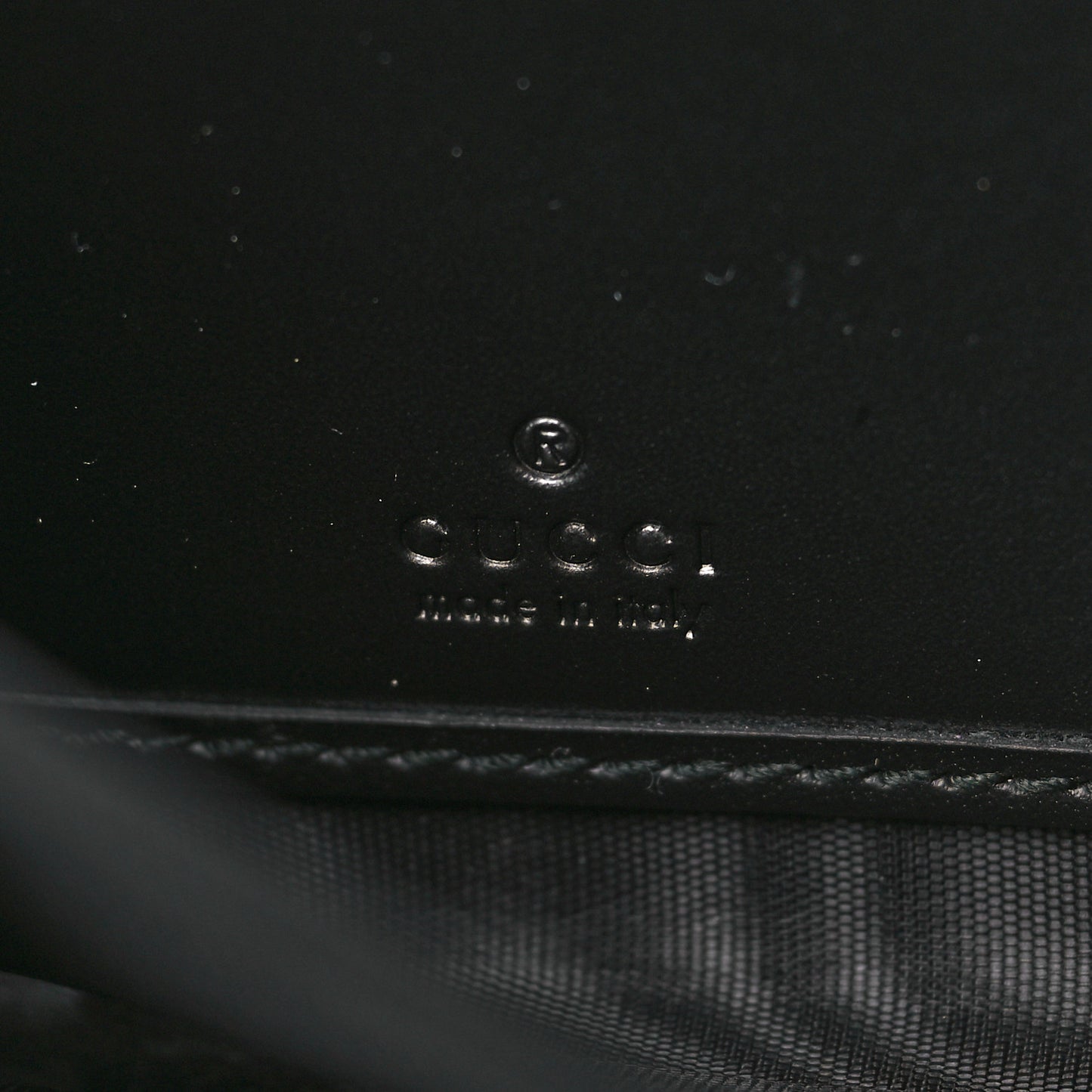 Guccissima Web Zip Around Wallet Black