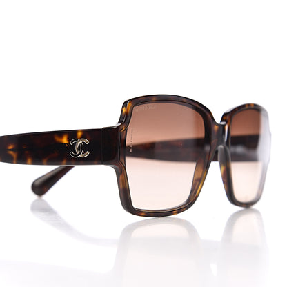 Chanel Acetate Square CC Sunglasses 5385 Tortoise 7 of 7