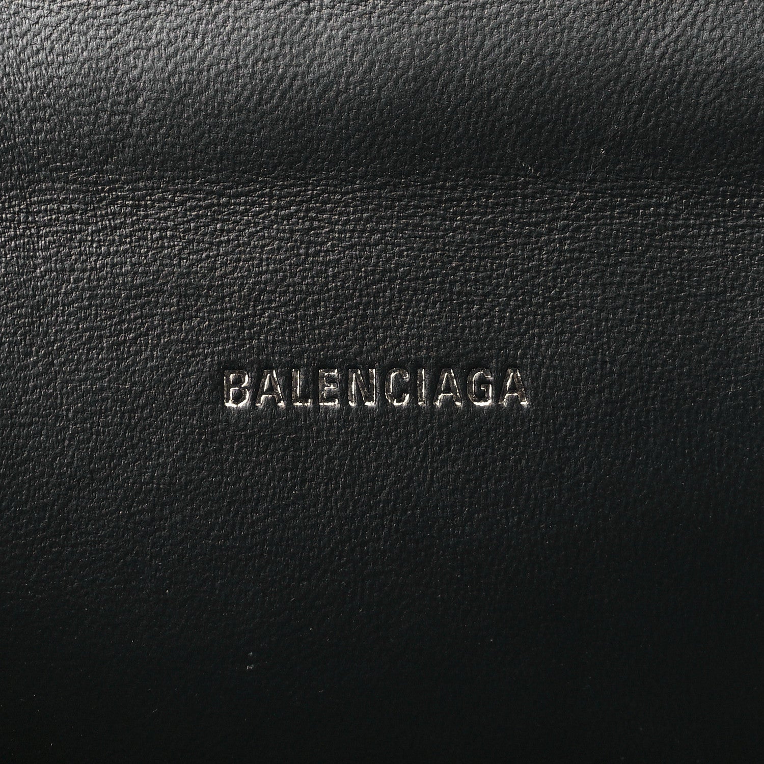 Balenciaga Grained Calfskin Hourglass Top Handle Bag XS Black 6 of 10