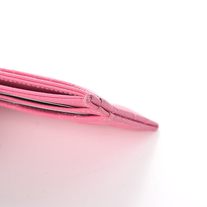 Chanel Caviar Quilted Card Holder Pink 9 of 11