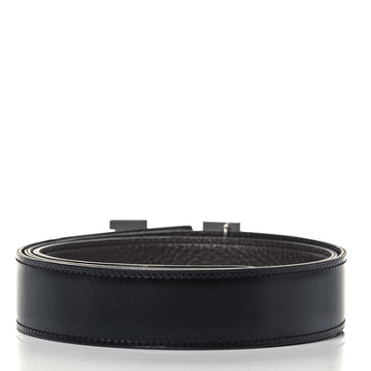 Hermes Box Togo 32mm H Belt 95 Black Chocolate 2 of 4