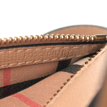 Burberry Calfskin Crest Embossed Small Tote Light Camel 8 of 11