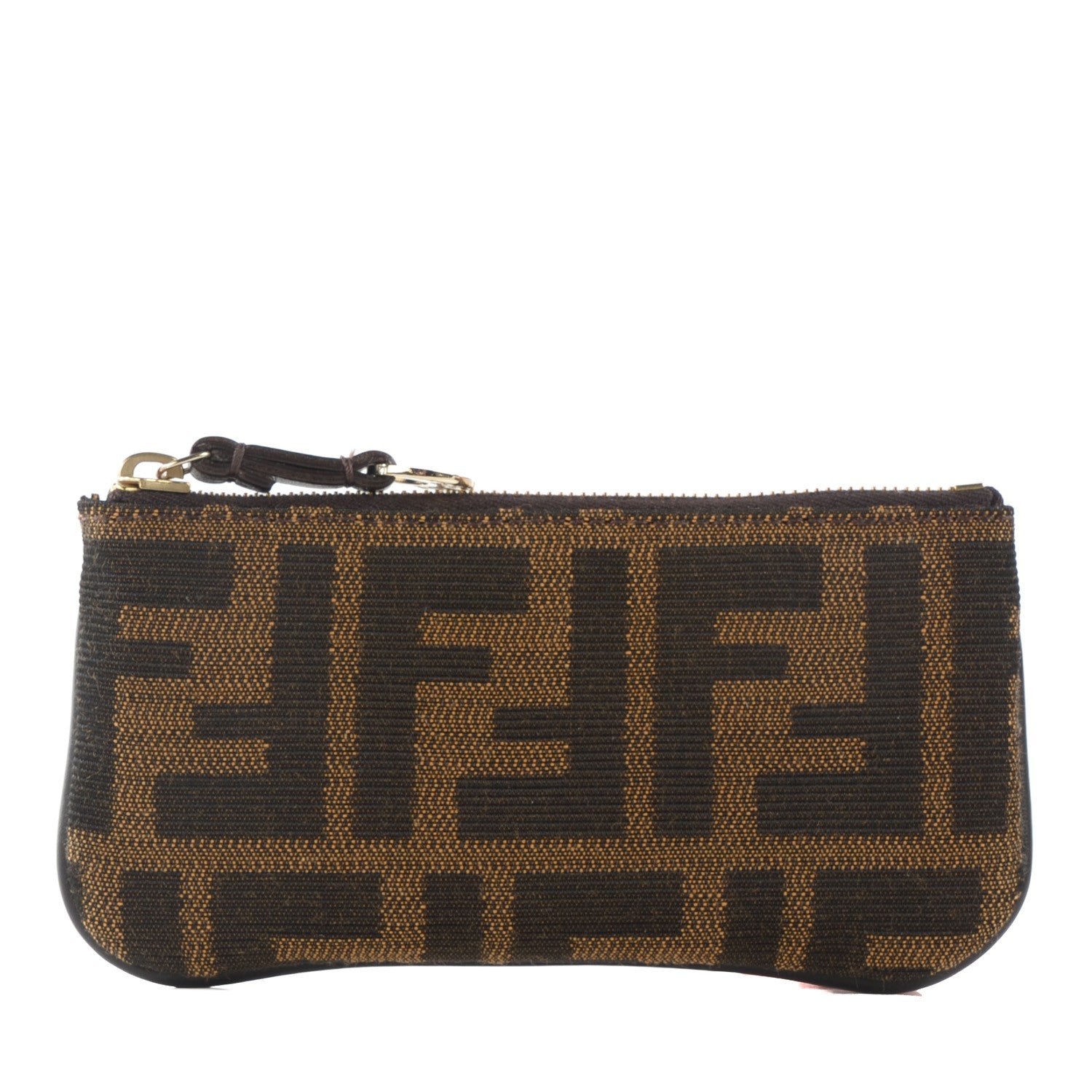 Fendi Zucca Coin Pouch Key Case Tobacco 1 of 7