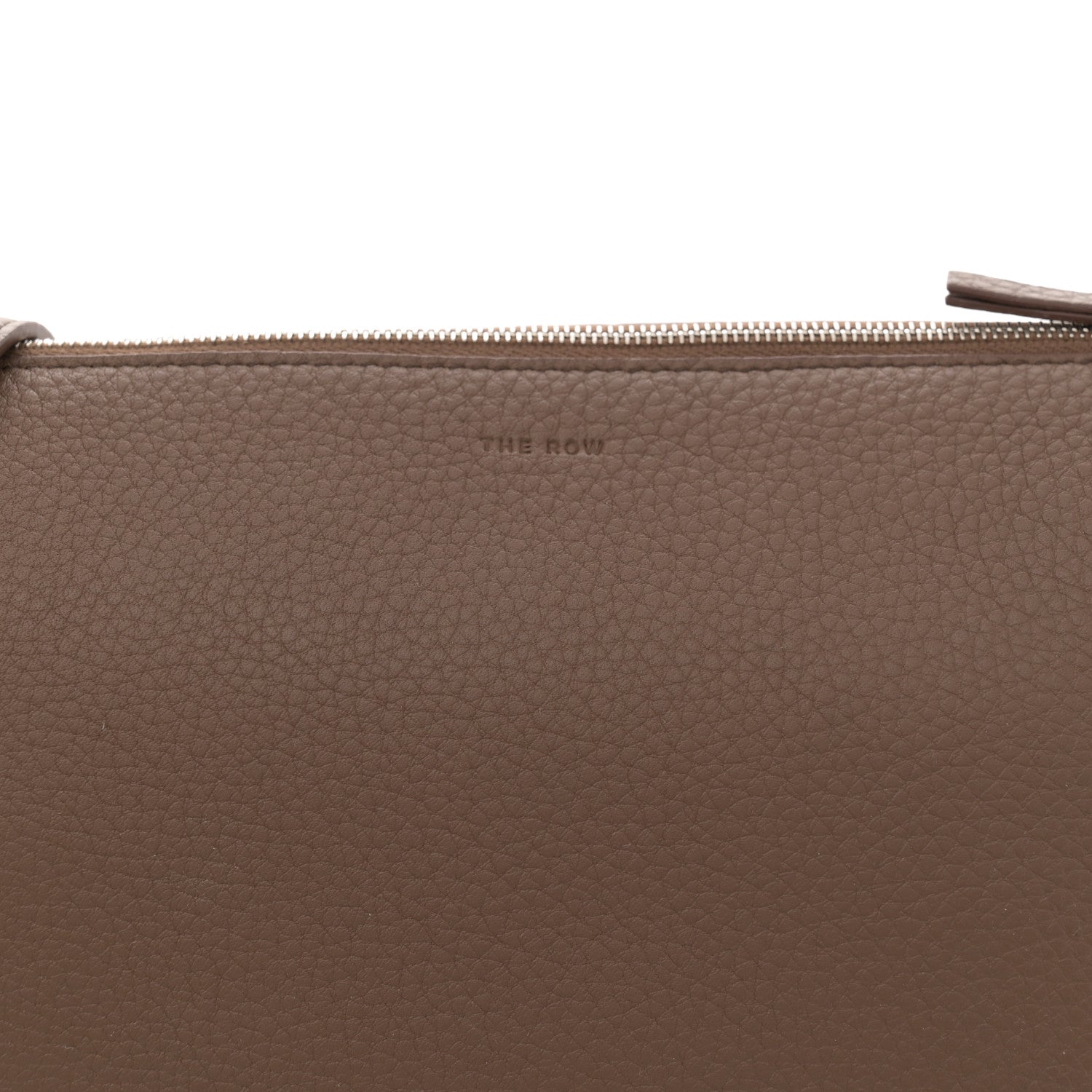 The Row Grained Calfskin Nu Twin Bag Dark Olive 8 of 10
