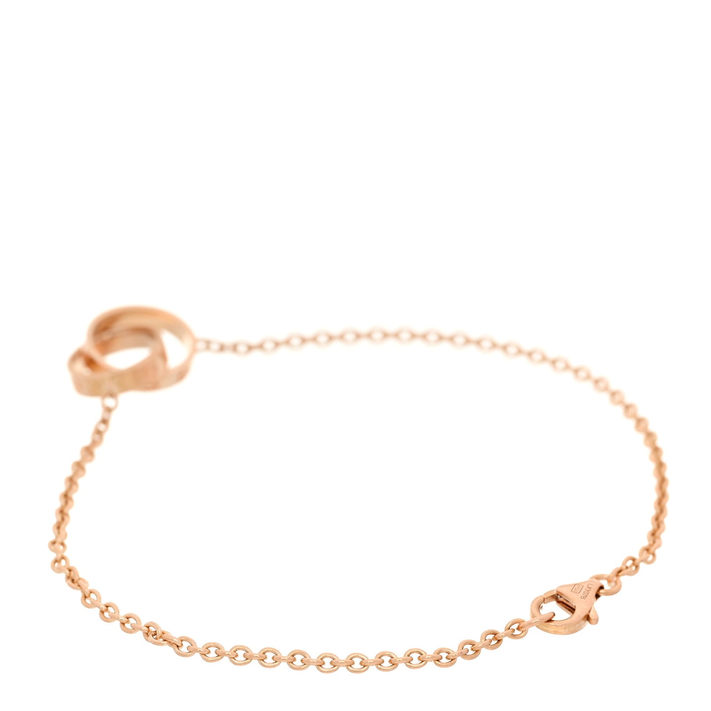 18K Pink Gold Interlocking LOVE Bracelet