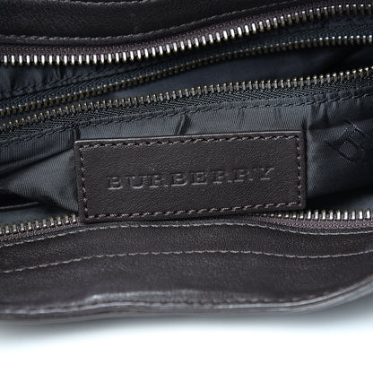 Burberry Calfskin Studded Medium Alverton Hobo Chocolate 5 of 15