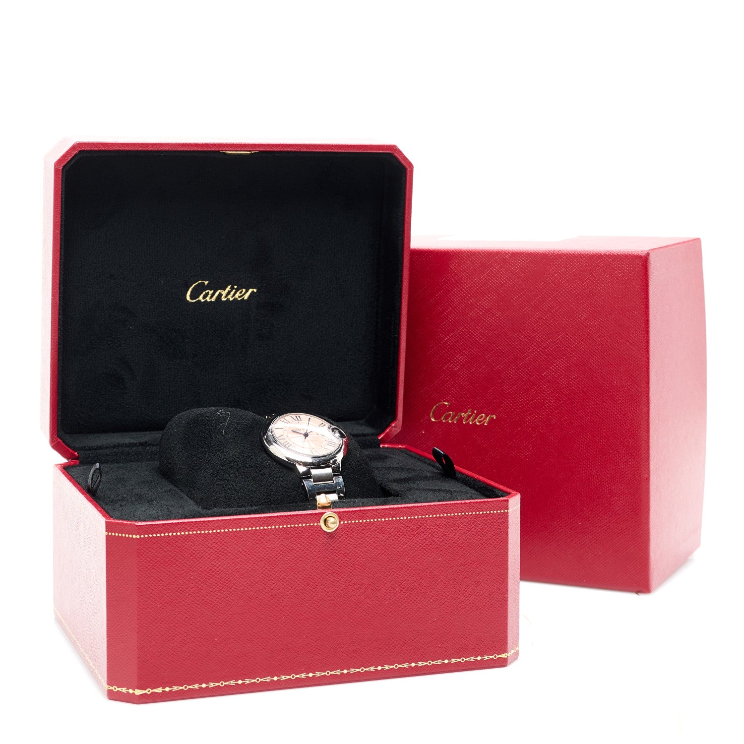 Cartier Stainless Steel 33mm Ballon Bleu De Cartier Automatic Watch Pink 5 of 5