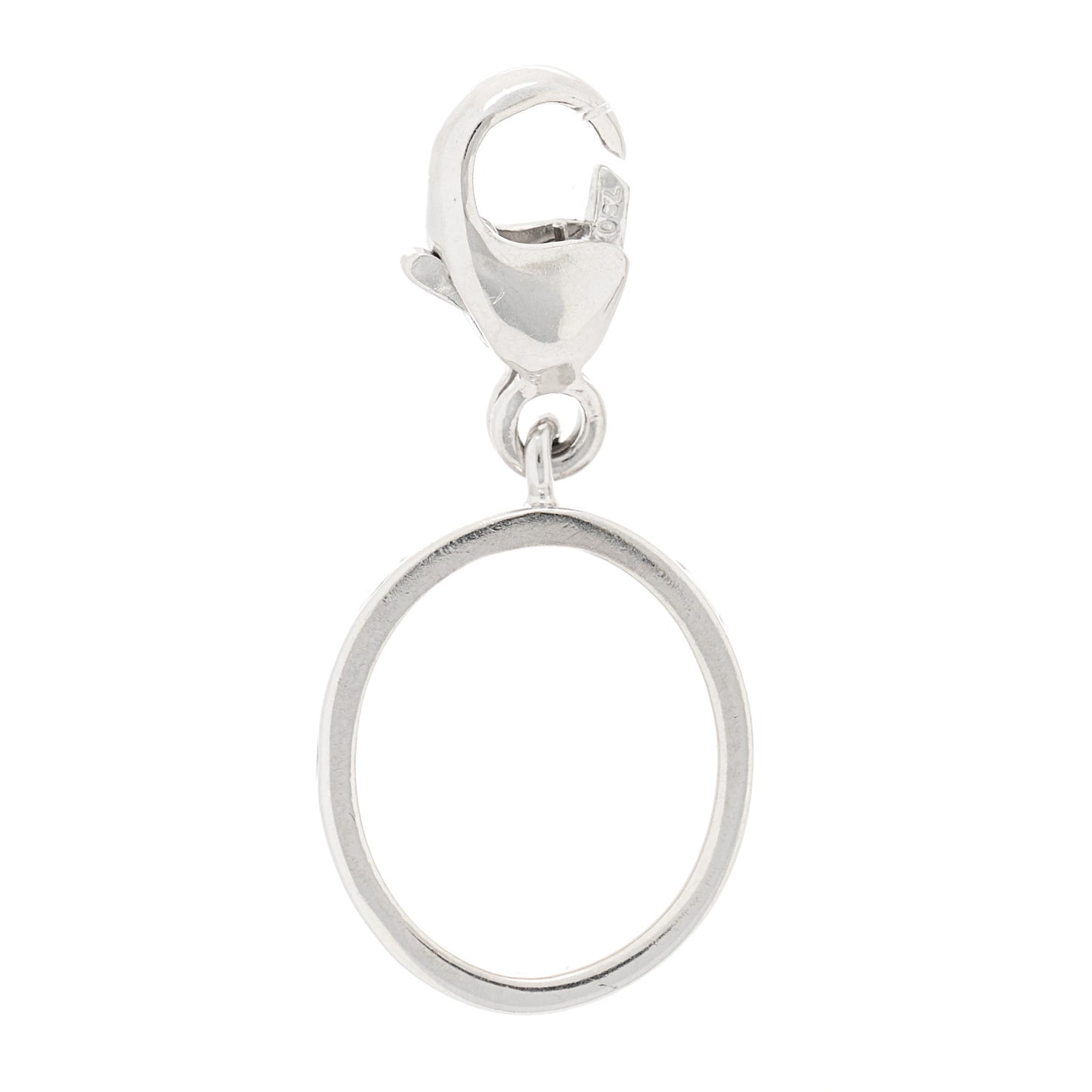 18K White Gold LOVE Ring Charm