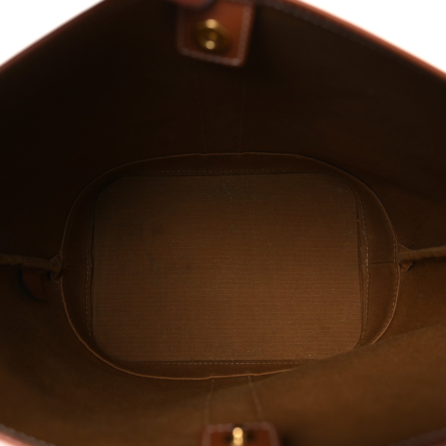 Celine Triomphe Canvas Calfskin Small Bucket Bag Tan 5 of 8