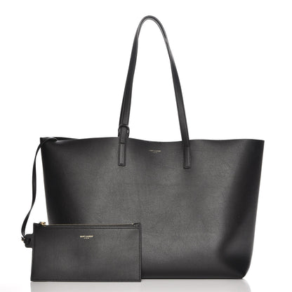 Saint Laurent Calfskin Large Shopping Tote Black 5 of 10