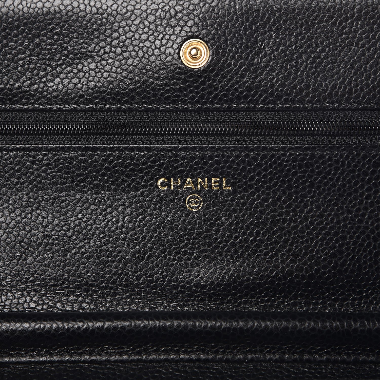 Chanel Caviar Quilted Wallet On Chain WOC Black 6 of 9