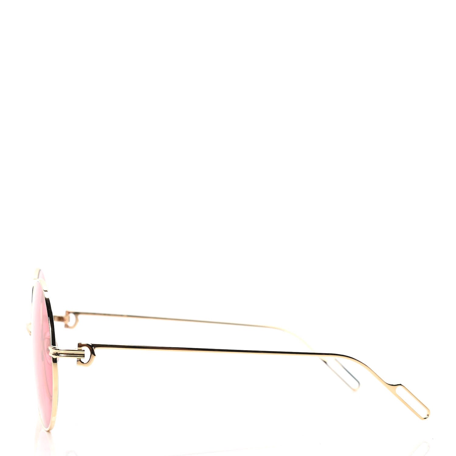 Cartier Premiere De Cartier Round Sunglasses Pink Gold 3 of 4
