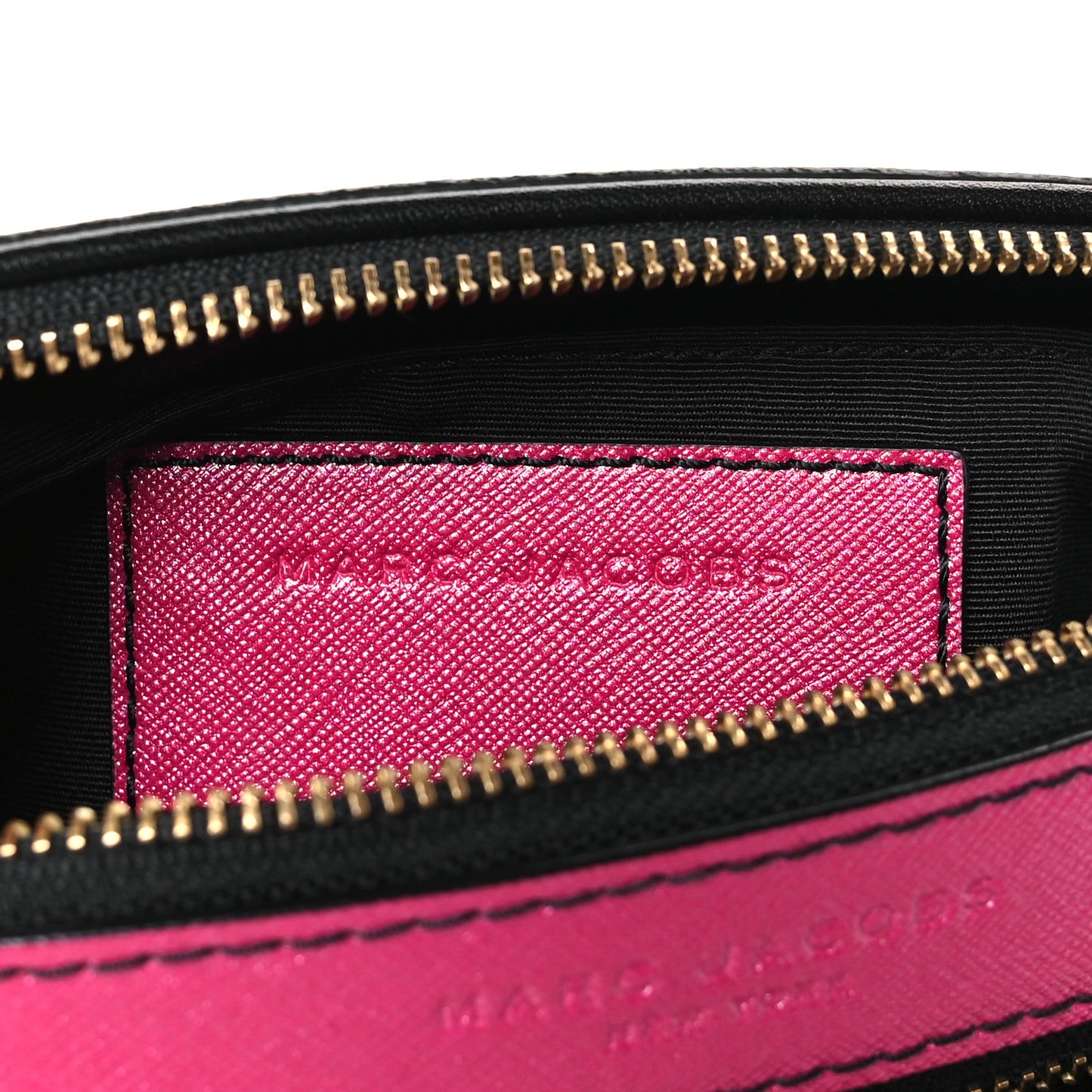 Calfskin Sequin Snapshot Camera Bag Pink