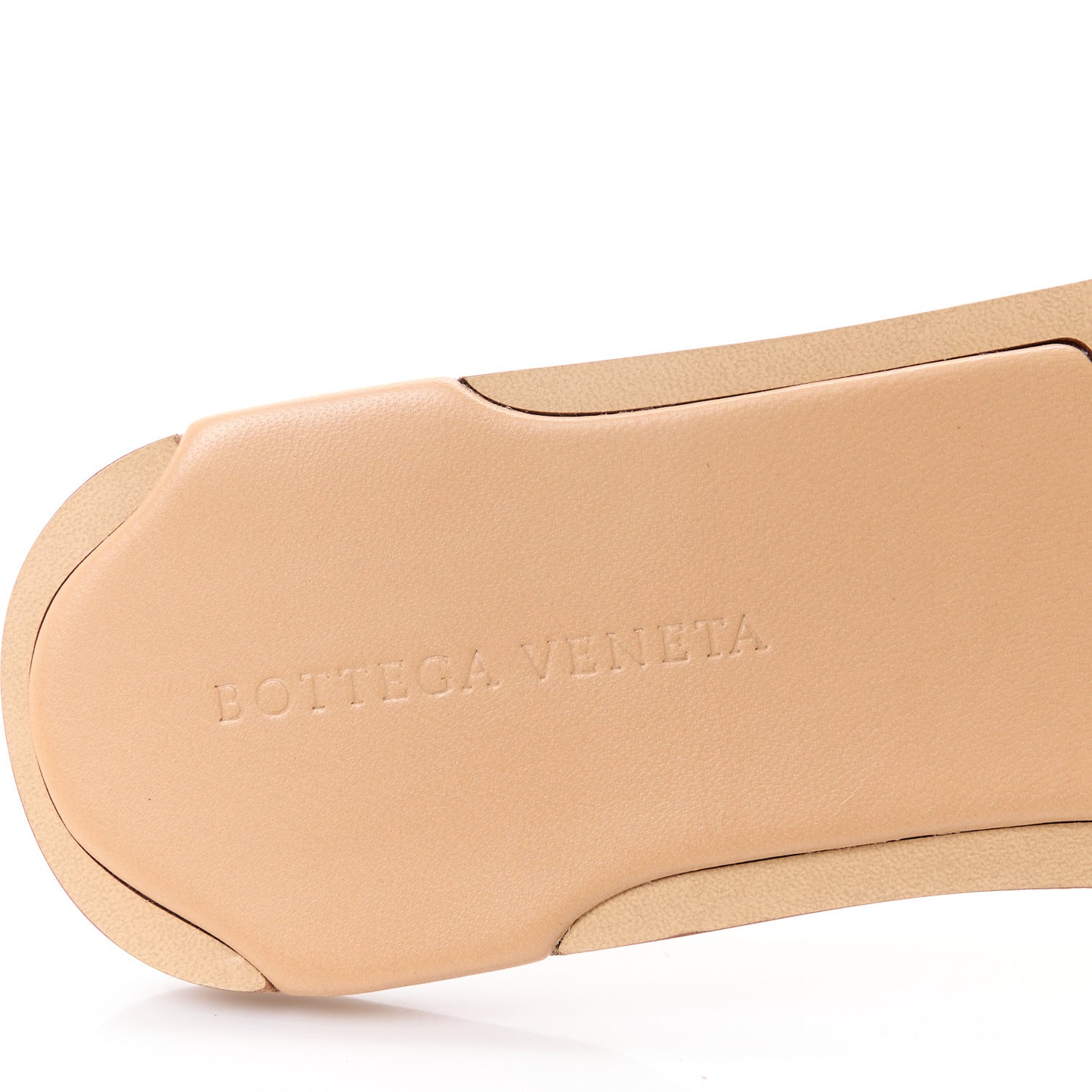 Nappa Pleated Squared Toe Flat Sandals 41 Gold